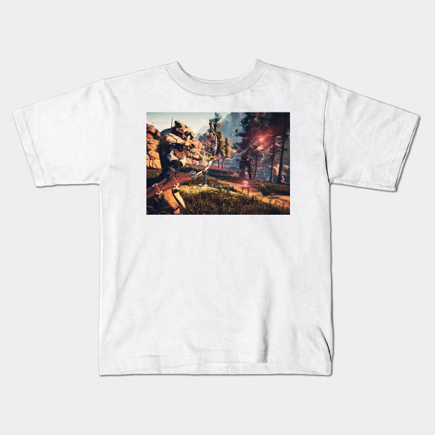 Horizon Kids T-Shirt by TeEmporium